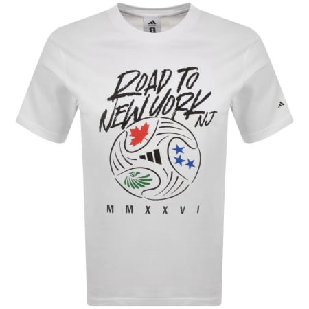 adidas Sportswear FIFA World Cup T Shirt White | Mainline Menswear us
